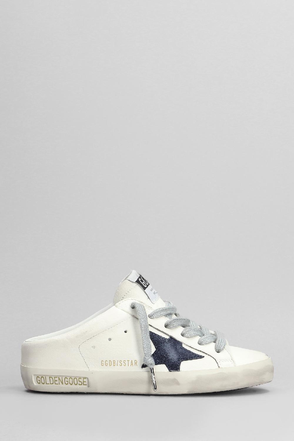 Deliberti Golden Goose Deluxe Brand Sneakers superstar in pelle bianca cod. 404393 - Deliberti The Luxury Shopping