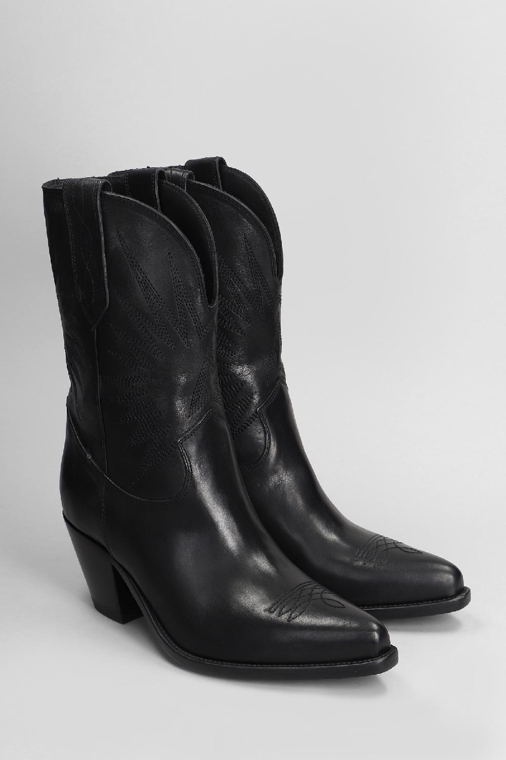 Deliberti Golden Goose Deluxe Brand Stivali Texani 70 Wish Star In Pelle Nera Cod. 406528 - Deliberti The Luxury Shopping