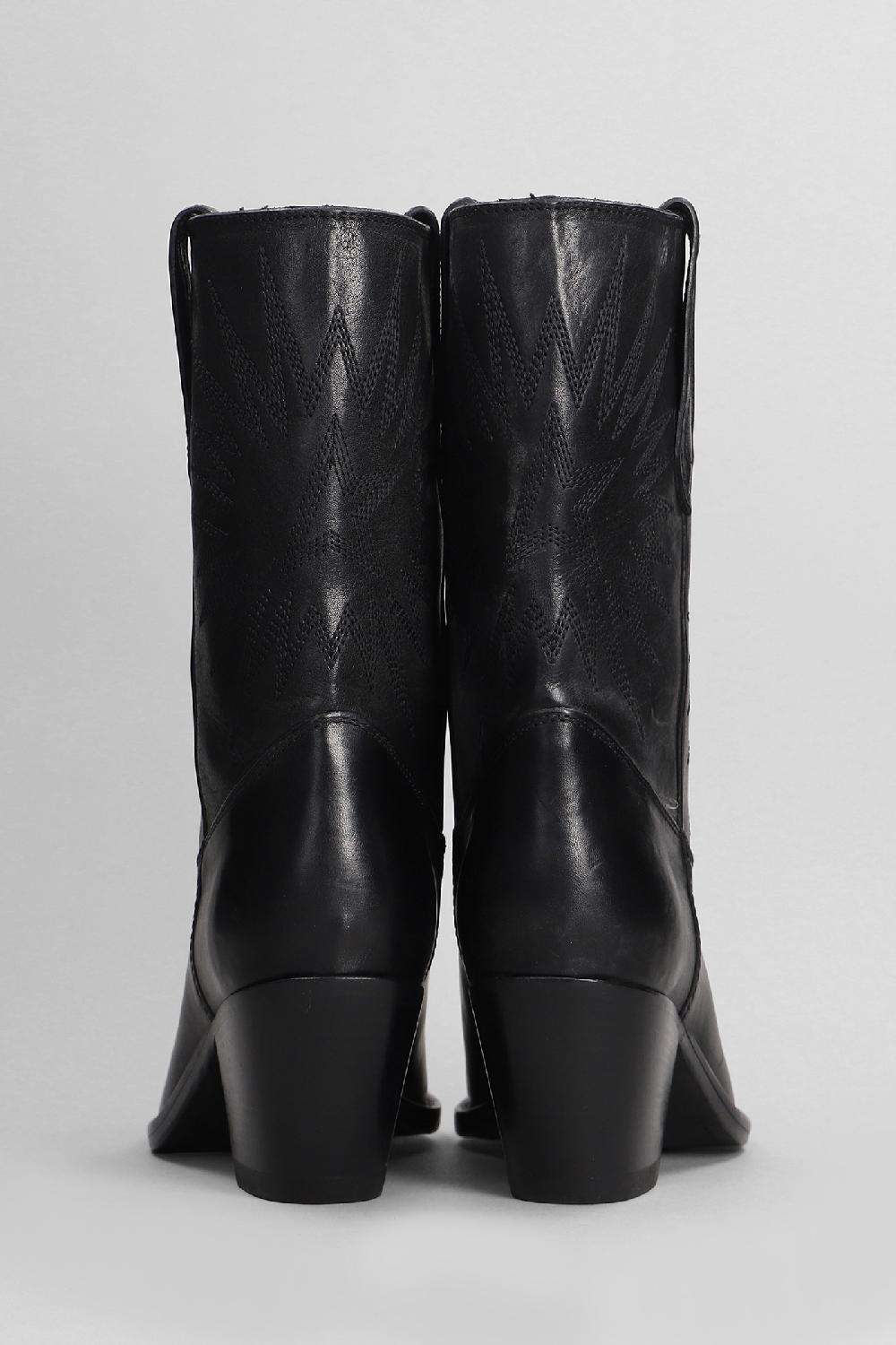 Deliberti Golden Goose Deluxe Brand Stivali Texani 70 Wish Star In Pelle Nera Cod. 406528 - Deliberti The Luxury Shopping
