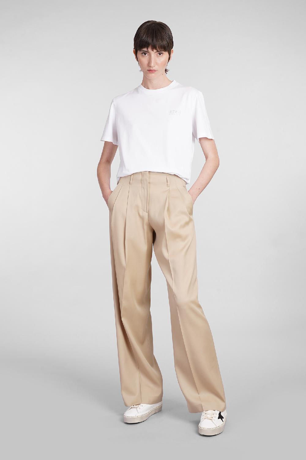 Deliberti Golden Goose Deluxe Brand T-shirt In Cotone Bianco Cod. 394423 - Deliberti The Luxury Shopping