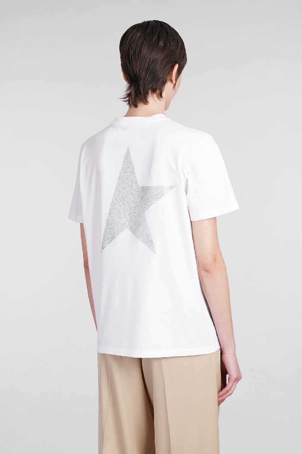 Deliberti Golden Goose Deluxe Brand T-shirt In Cotone Bianco Cod. 394423 - Deliberti The Luxury Shopping