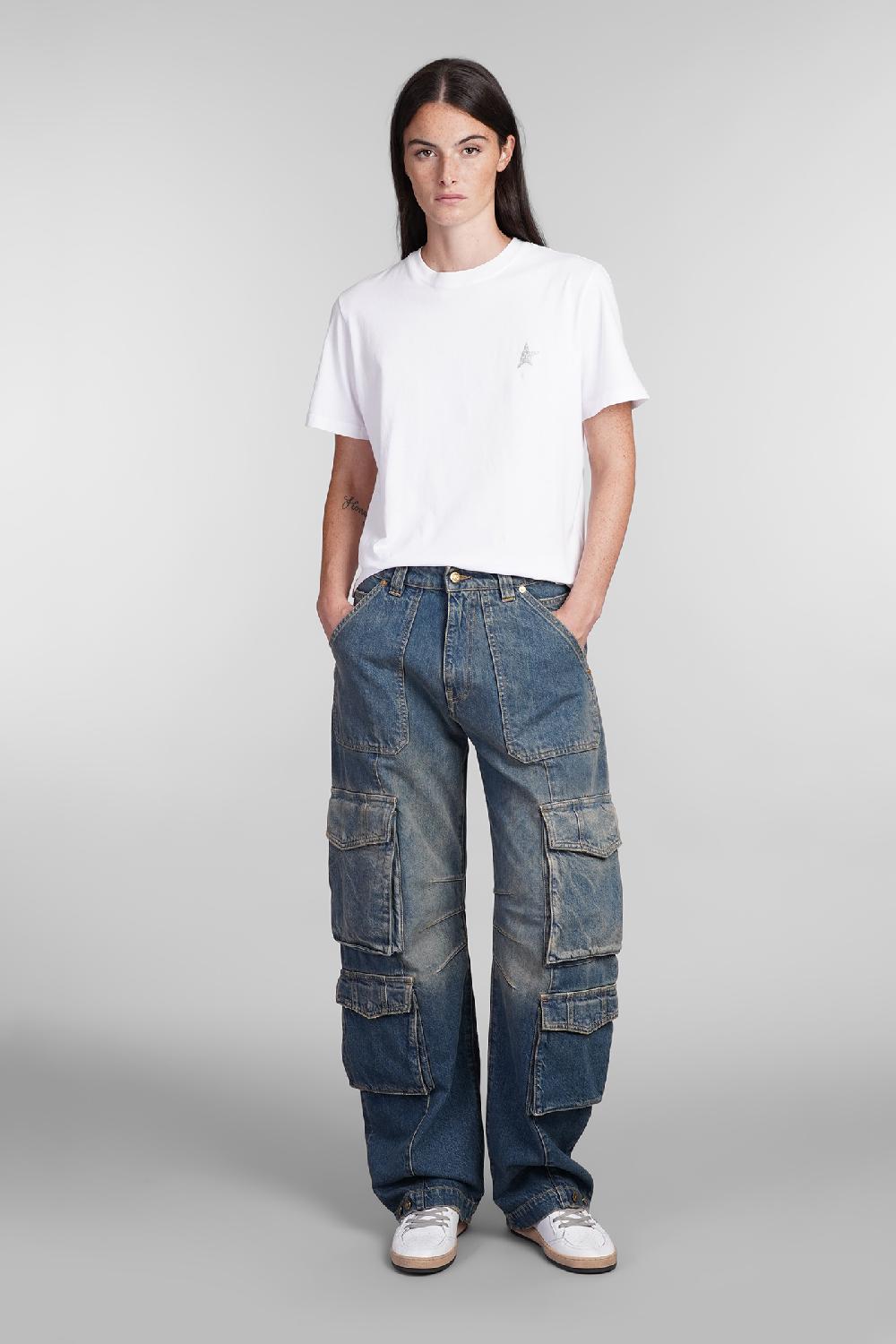 Deliberti Golden Goose Deluxe Brand T-shirt In Cotone Bianco Cod. 404896 - Deliberti The Luxury Shopping