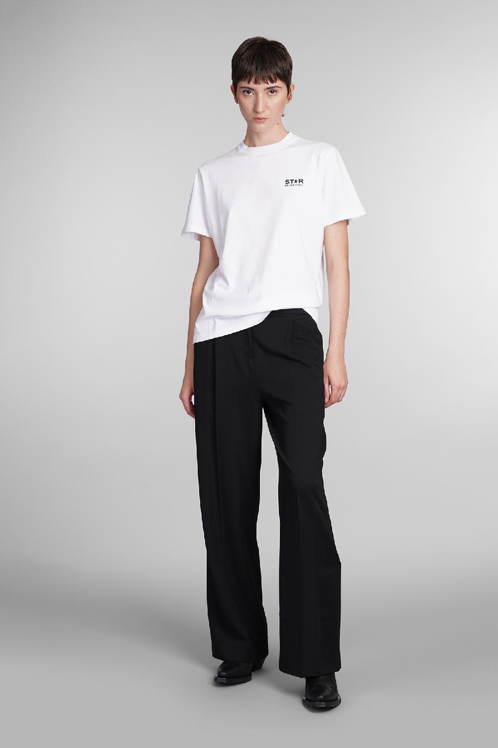 Deliberti Golden Goose Deluxe Brand T-shirt In Cotone Bianco Cod. 406529 - Deliberti The Luxury Shopping
