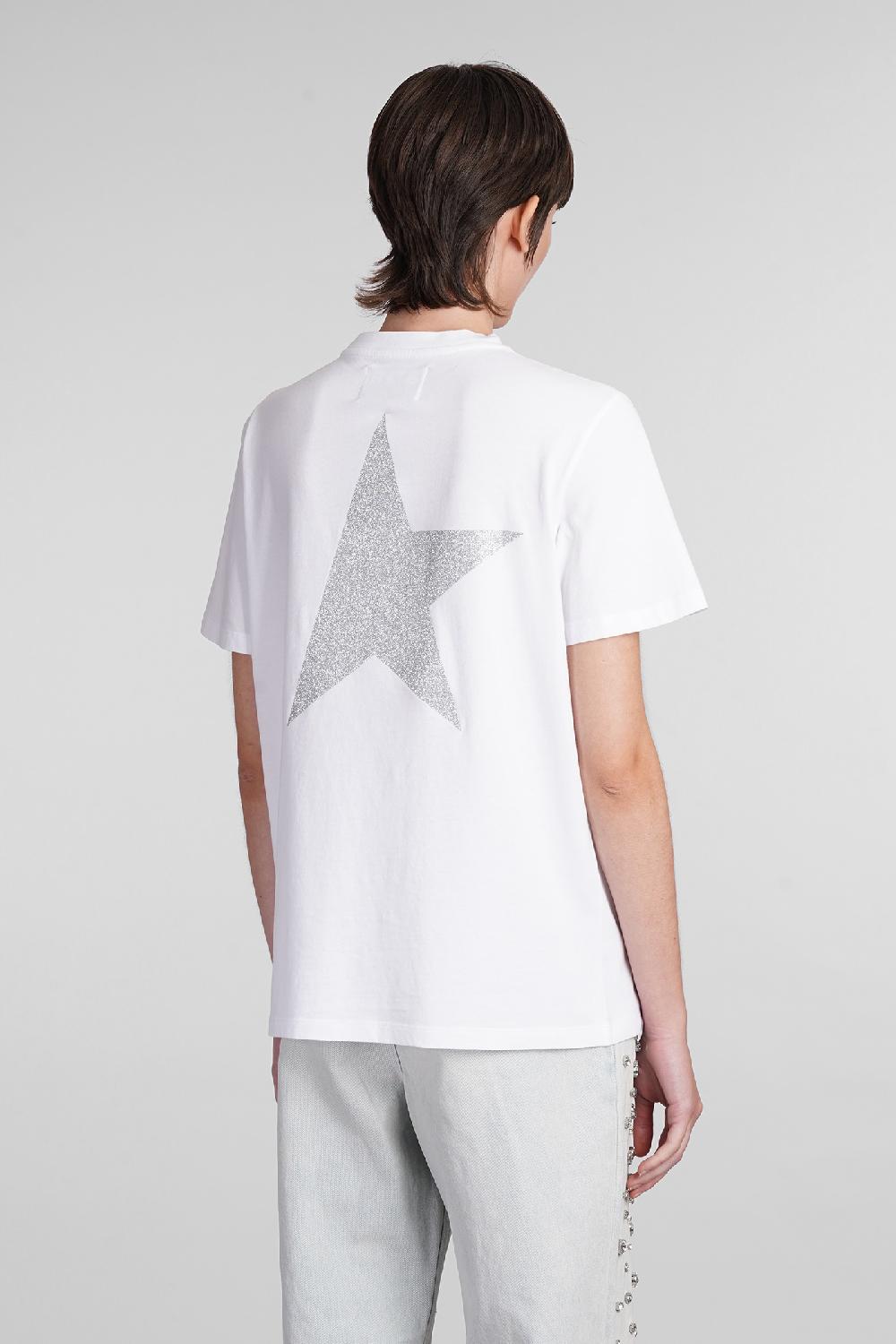 Deliberti Golden Goose Deluxe Brand T-shirt In Cotone Bianco Cod. 406530 - Deliberti The Luxury Shopping