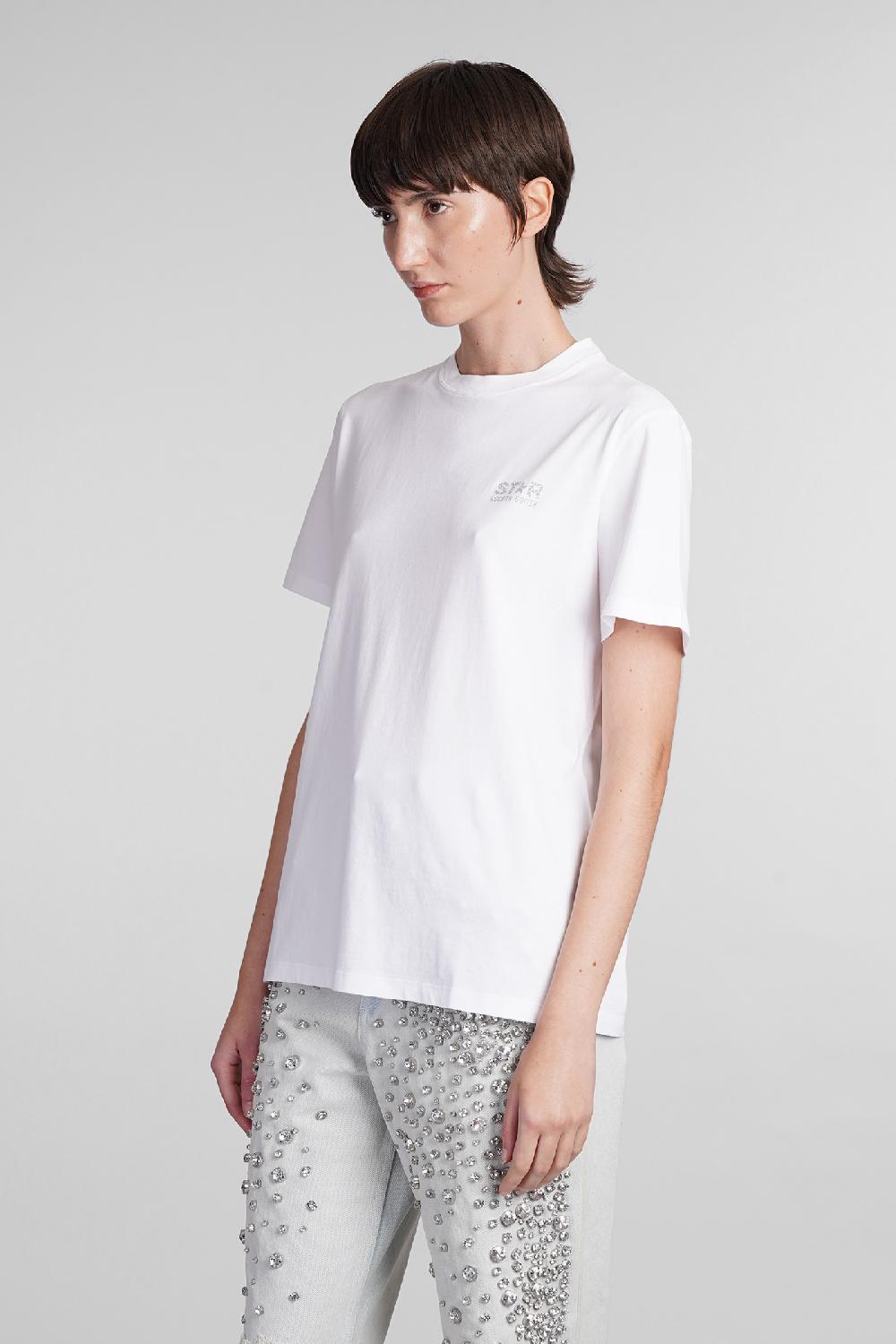 Deliberti Golden Goose Deluxe Brand T-shirt In Cotone Bianco Cod. 406530 - Deliberti The Luxury Shopping