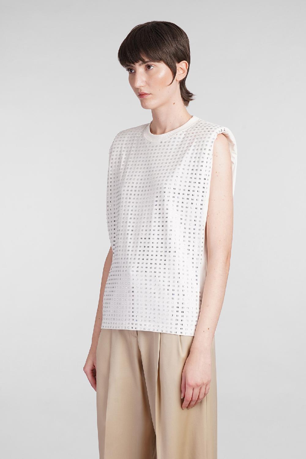 Deliberti Golden Goose Deluxe Brand Topwear In Cotone Bianco Cod. 401573 - Deliberti The Luxury Shopping