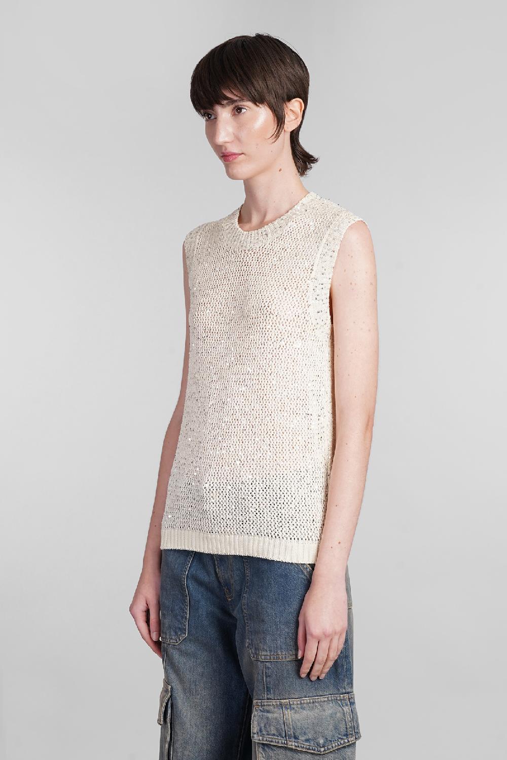 Deliberti Golden Goose Deluxe Brand Topwear In Poliammide Bianca Cod. 401913 - Deliberti The Luxury Shopping