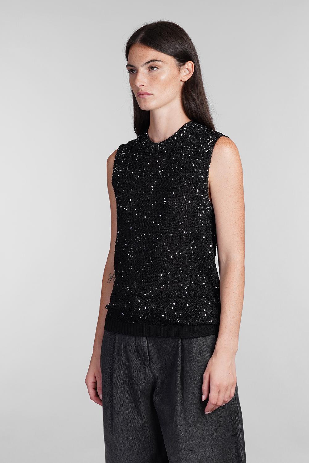 Deliberti Golden Goose Deluxe Brand Topwear In Poliammide Nera Cod. 401781 - Deliberti The Luxury Shopping
