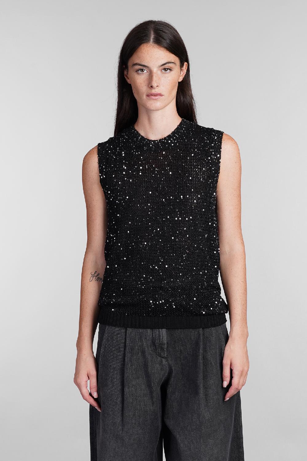 Deliberti Golden Goose Deluxe Brand Topwear in poliammide nera cod. 401781 - Deliberti The Luxury Shopping
