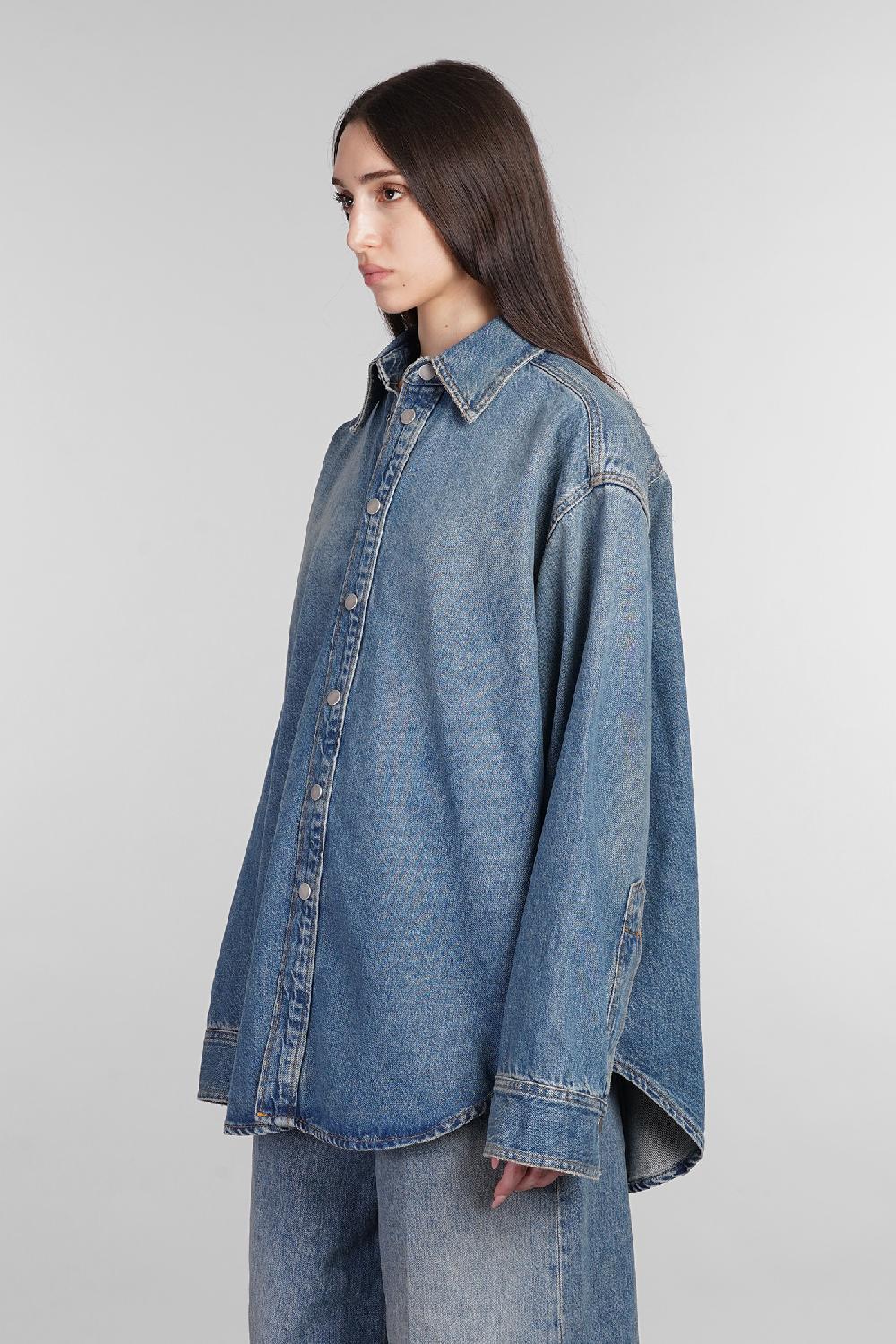 Deliberti Haikure Giacche Denim New Ofelia In Cotone Blu Cod. 403617 - Deliberti The Luxury Shopping