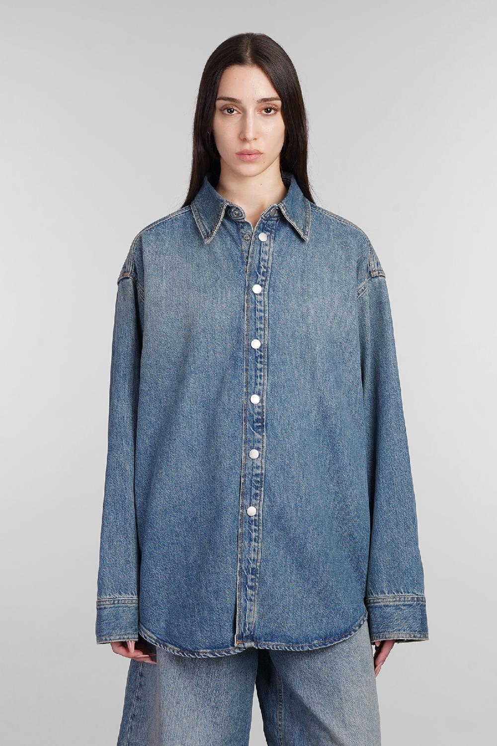 Deliberti Haikure Giacche denim new ofelia in cotone blu cod. 403617 - Deliberti The Luxury Shopping