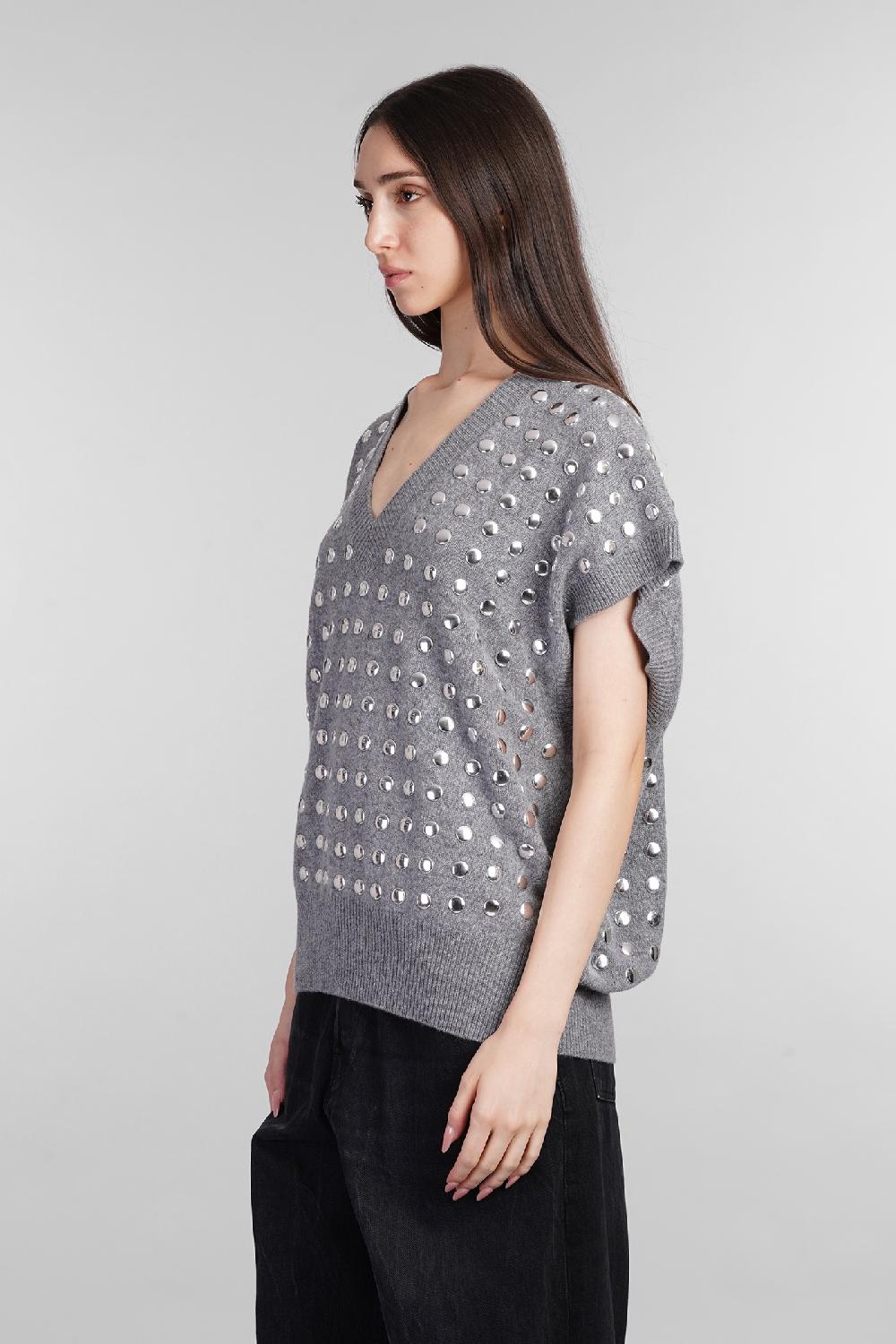 Deliberti Haikure Gilet Geri In Lana Grigia Cod. 404649 - Deliberti The Luxury Shopping