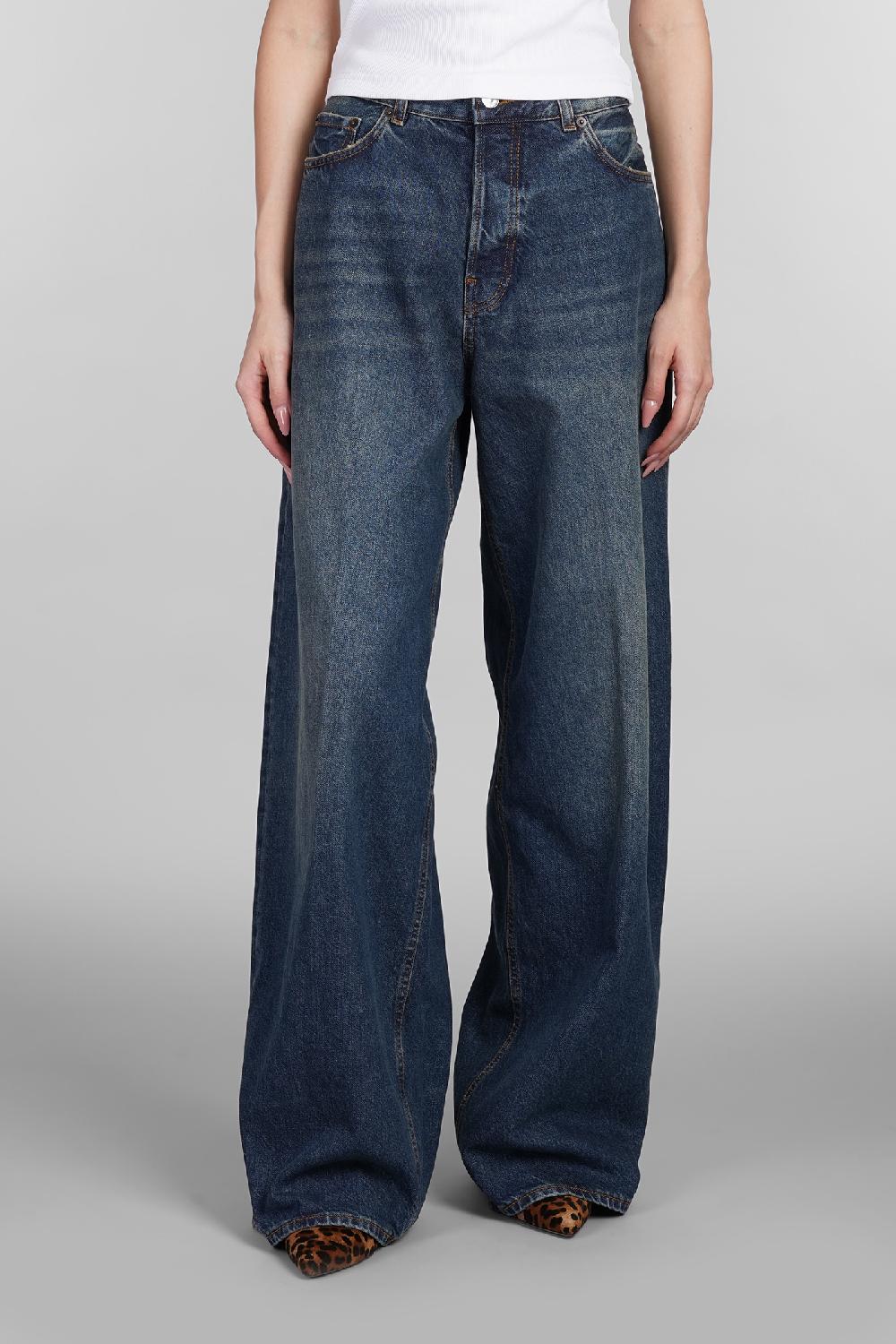 Deliberti Haikure Jeans bethany in cotone blu cod. 403612 - Deliberti The Luxury Shopping