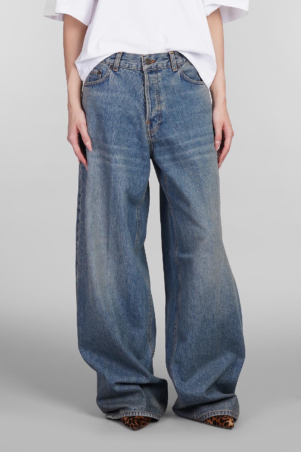 Deliberti Haikure Jeans bethany in cotone blu cod. 403616 - Deliberti The Luxury Shopping