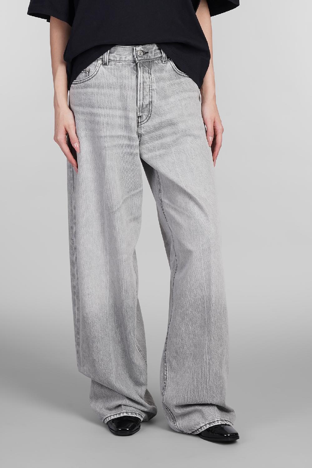 Deliberti Haikure Jeans bethany in cotone grigio cod. 403606 - Deliberti The Luxury Shopping