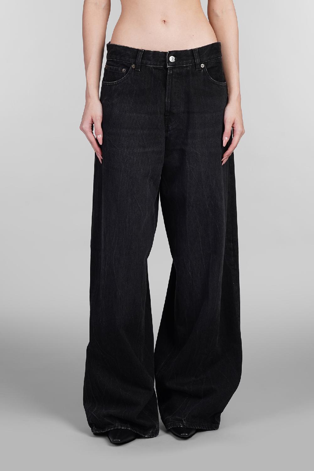 Deliberti Haikure Jeans bethany in cotone nero cod. 403608 - Deliberti The Luxury Shopping