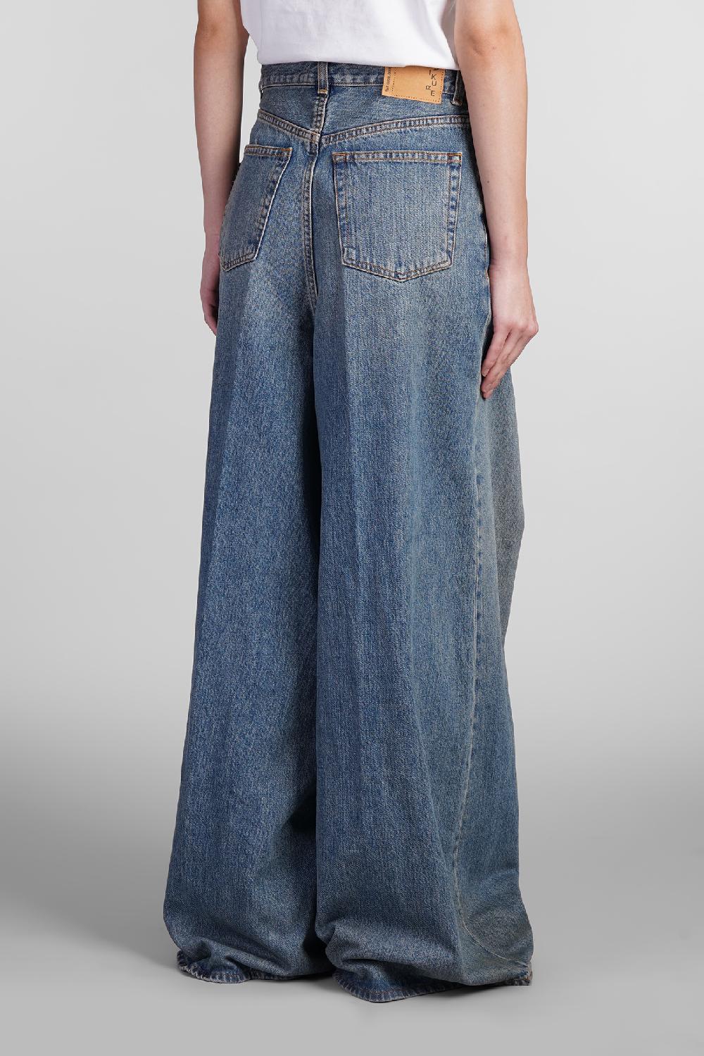 Deliberti Haikure Jeans Big Bethany In Cotone Blu Cod. 403615 - Deliberti The Luxury Shopping