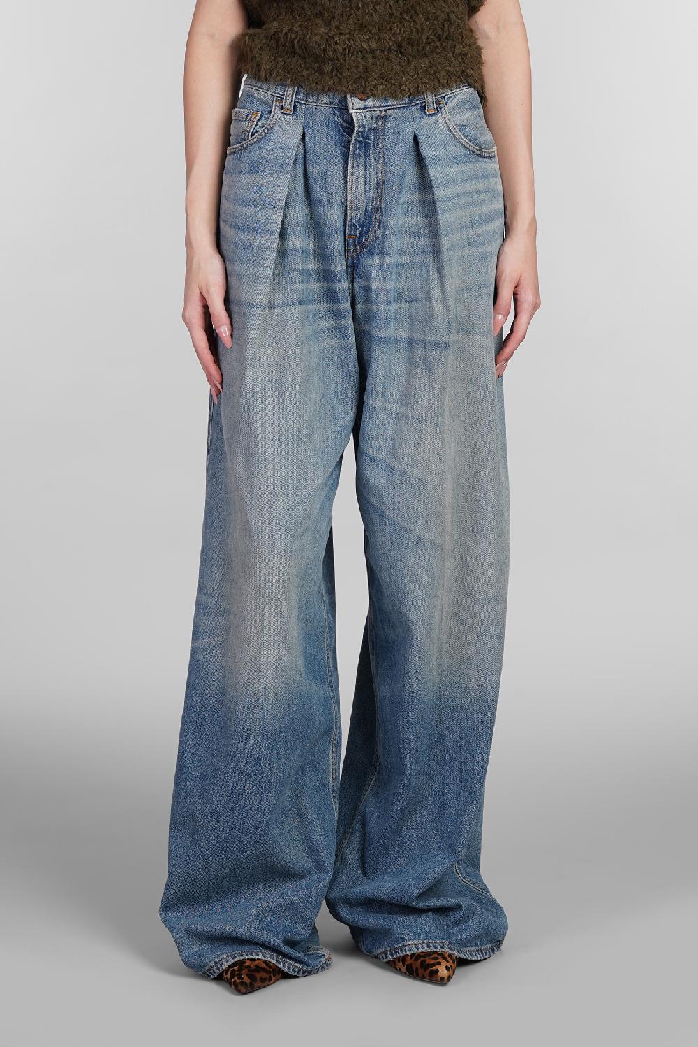 Deliberti Haikure Jeans candy in cotone blu cod. 403614 - Deliberti The Luxury Shopping