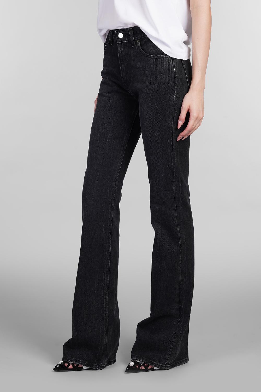 Deliberti Haikure Jeans Flora In Cotone Nero Cod. 403610 - Deliberti The Luxury Shopping