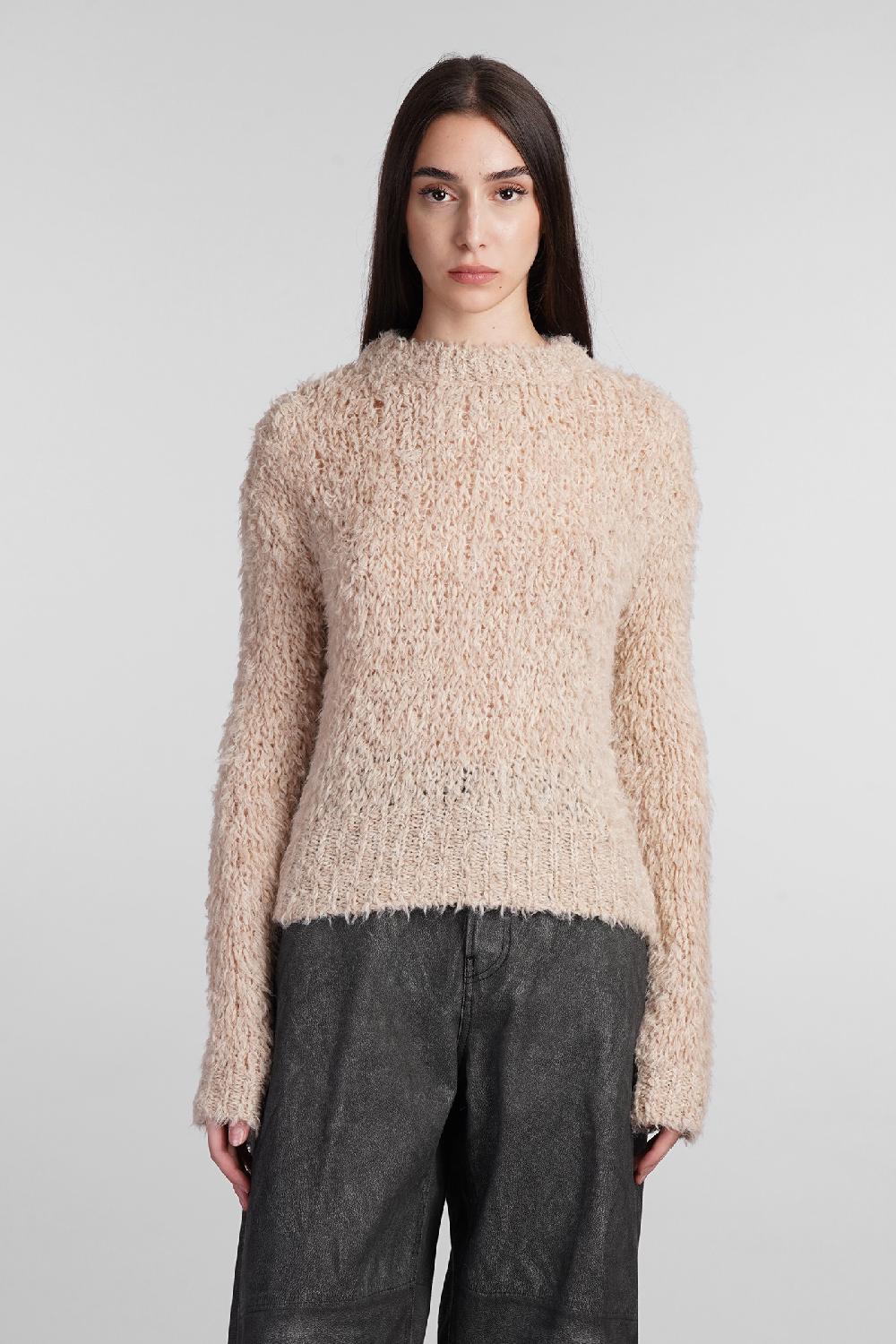 Deliberti Haikure Maglia ginny in acrilico beige cod. 405105 - Deliberti The Luxury Shopping