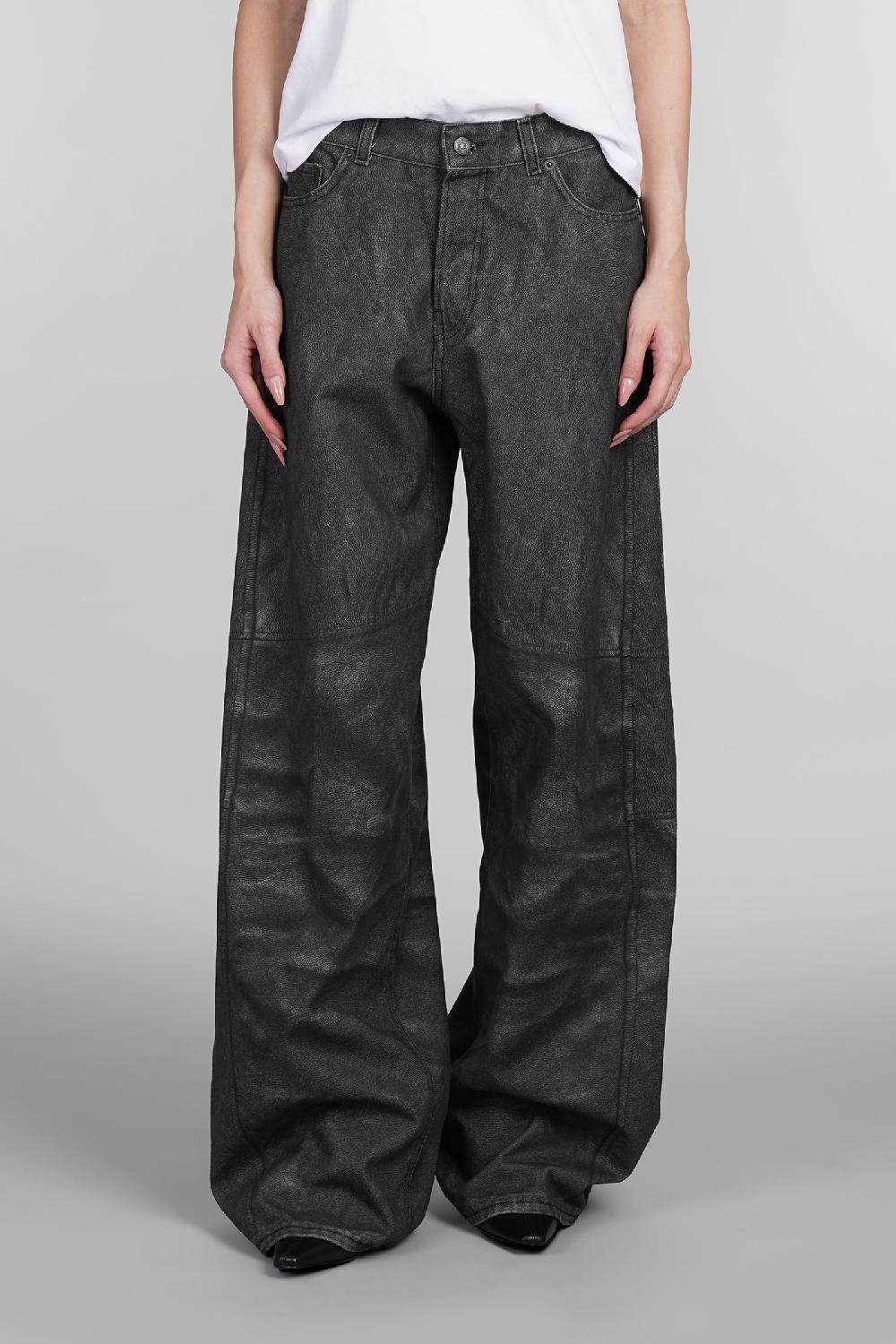 Deliberti Haikure Pantalone bethany in cotone nero cod. 404654 - Deliberti The Luxury Shopping