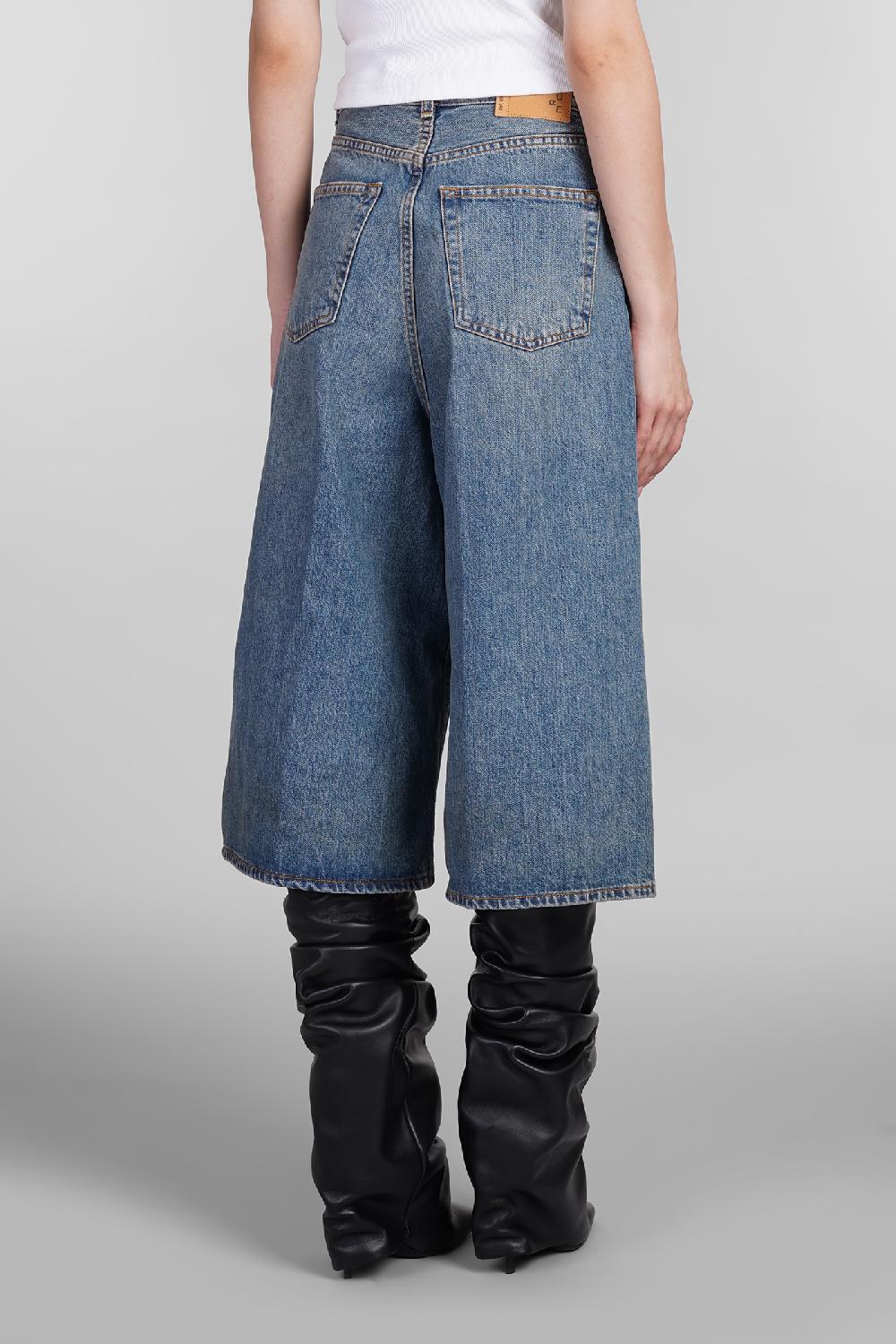 Deliberti Haikure Shorts Belle In Cotone Blu Cod. 403618 - Deliberti The Luxury Shopping