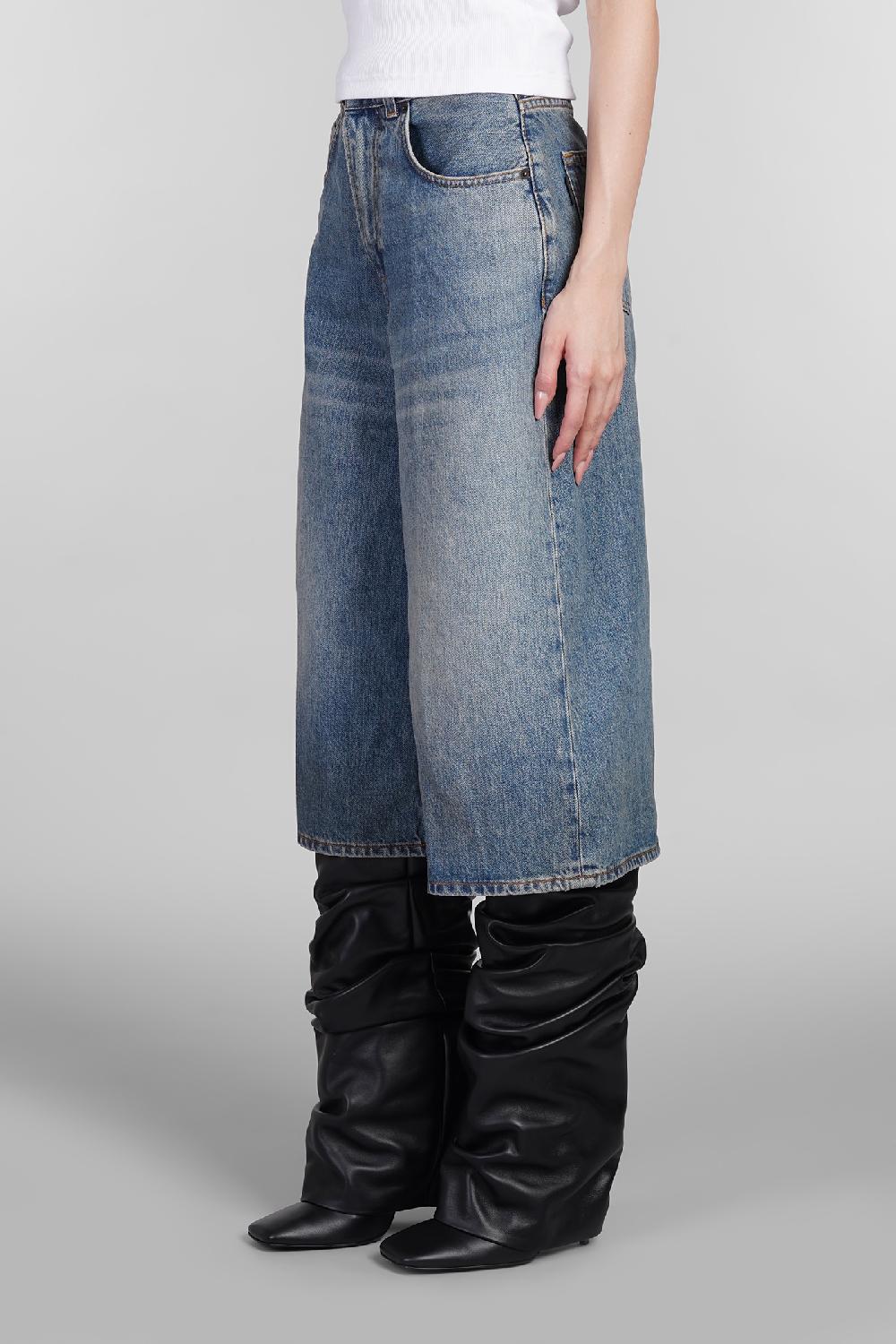 Deliberti Haikure Shorts Belle In Cotone Blu Cod. 403618 - Deliberti The Luxury Shopping