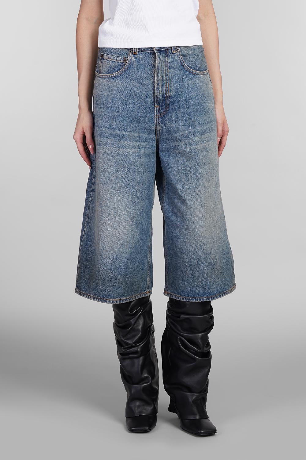 Deliberti Haikure Shorts belle in cotone blu cod. 403618 - Deliberti The Luxury Shopping