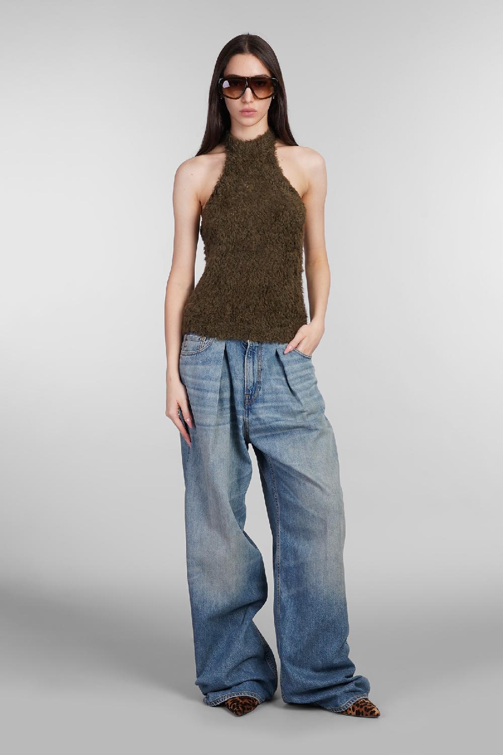 Deliberti Haikure Topwear Lilly In Acrilico Verde Cod. 404655 - Deliberti The Luxury Shopping