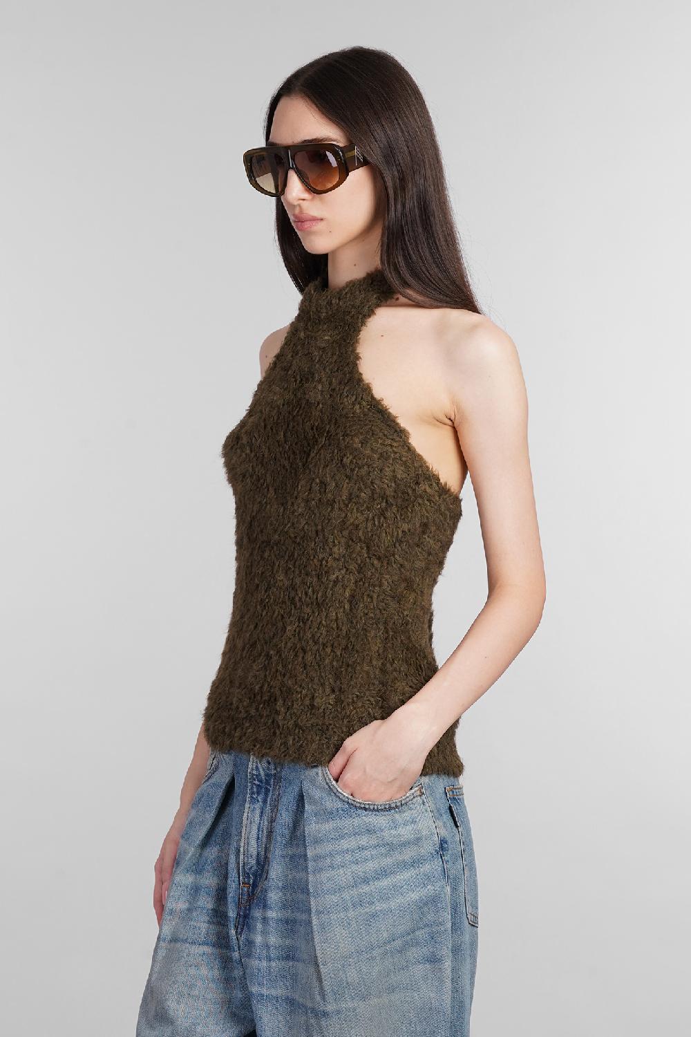 Deliberti Haikure Topwear Lilly In Acrilico Verde Cod. 404655 - Deliberti The Luxury Shopping