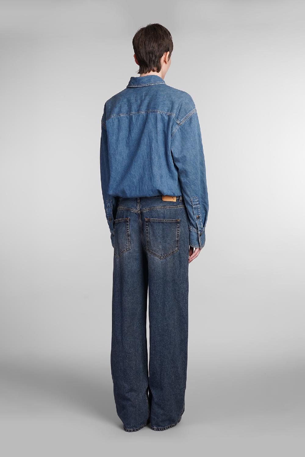 Deliberti Haikure Tuta Tessie In Cotone Blu Cod. 409672 - Deliberti The Luxury Shopping