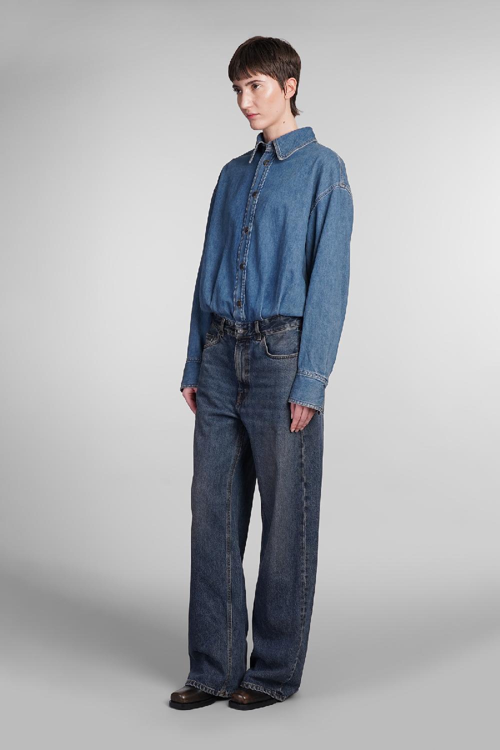 Deliberti Haikure Tuta Tessie In Cotone Blu Cod. 409672 - Deliberti The Luxury Shopping