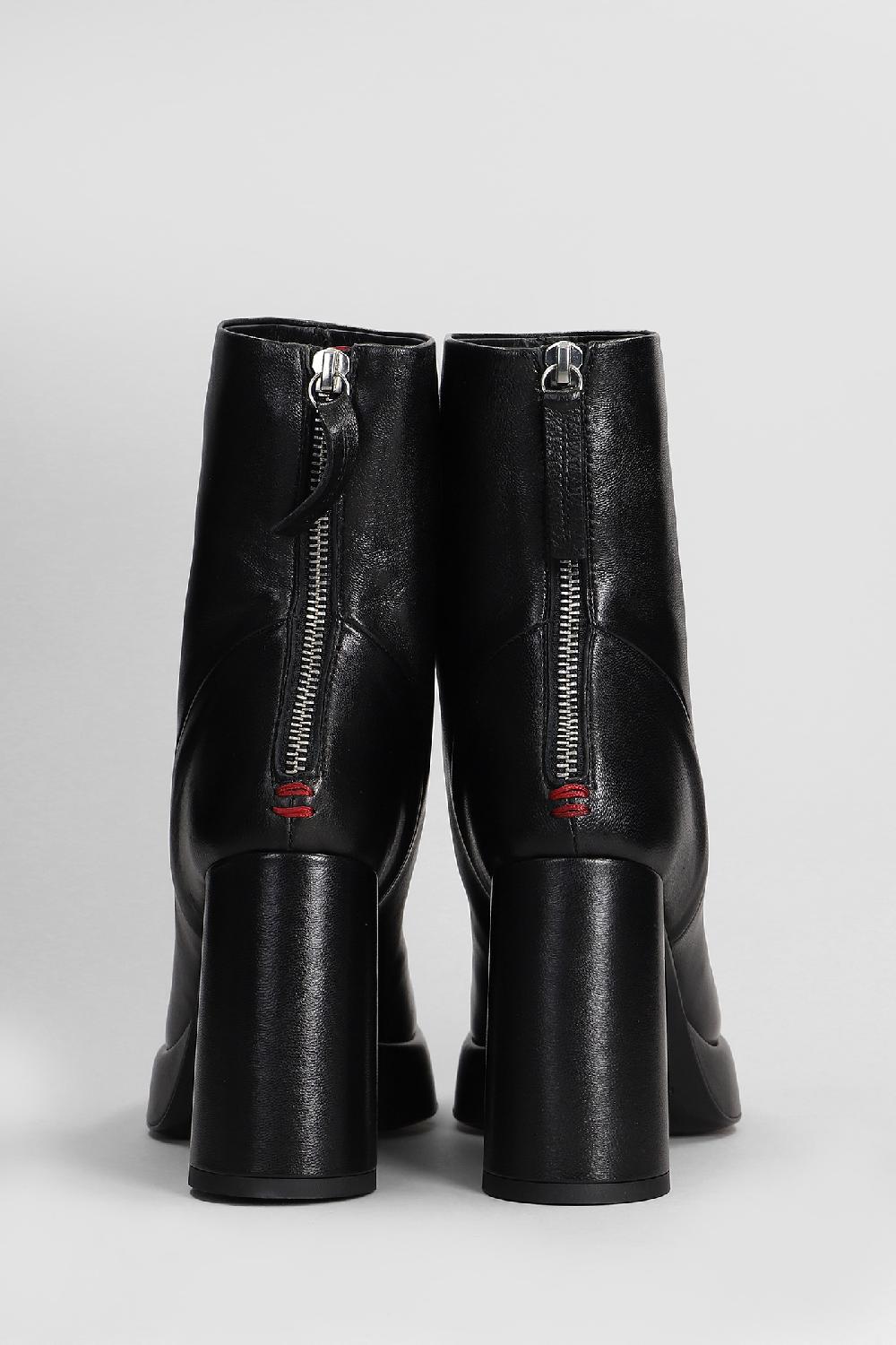 Deliberti HALMANERA Stivali Tacco Alto Baron In Pelle Nera Cod. 408252 - Deliberti The Luxury Shopping
