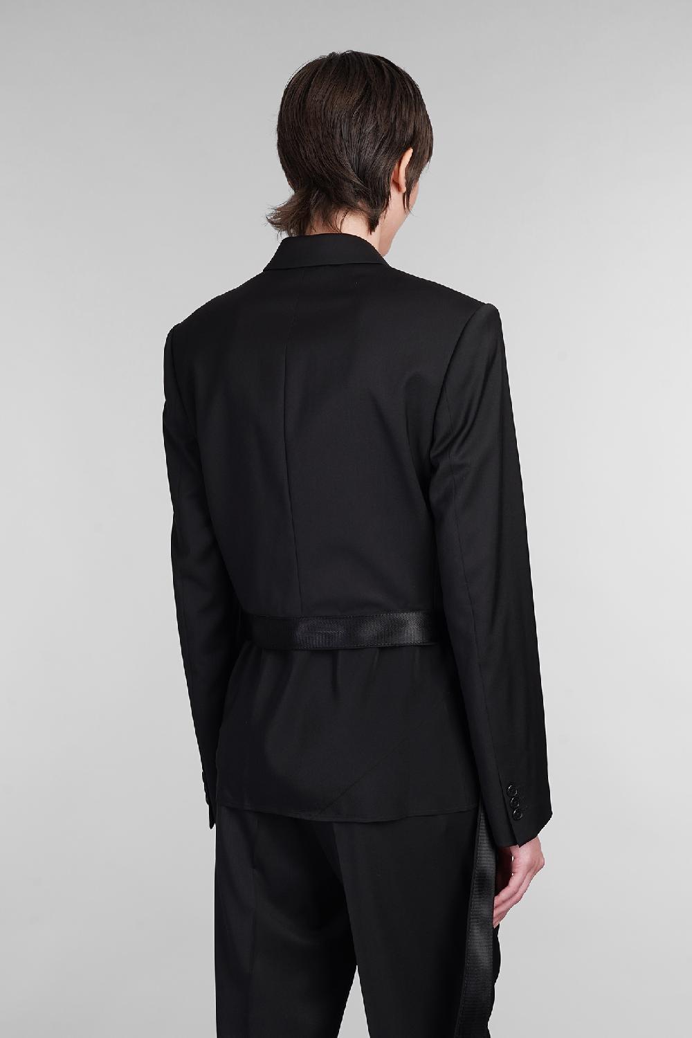 Deliberti Helmut Lang Blazer In Lana Nera Cod. 402073 - Deliberti The Luxury Shopping