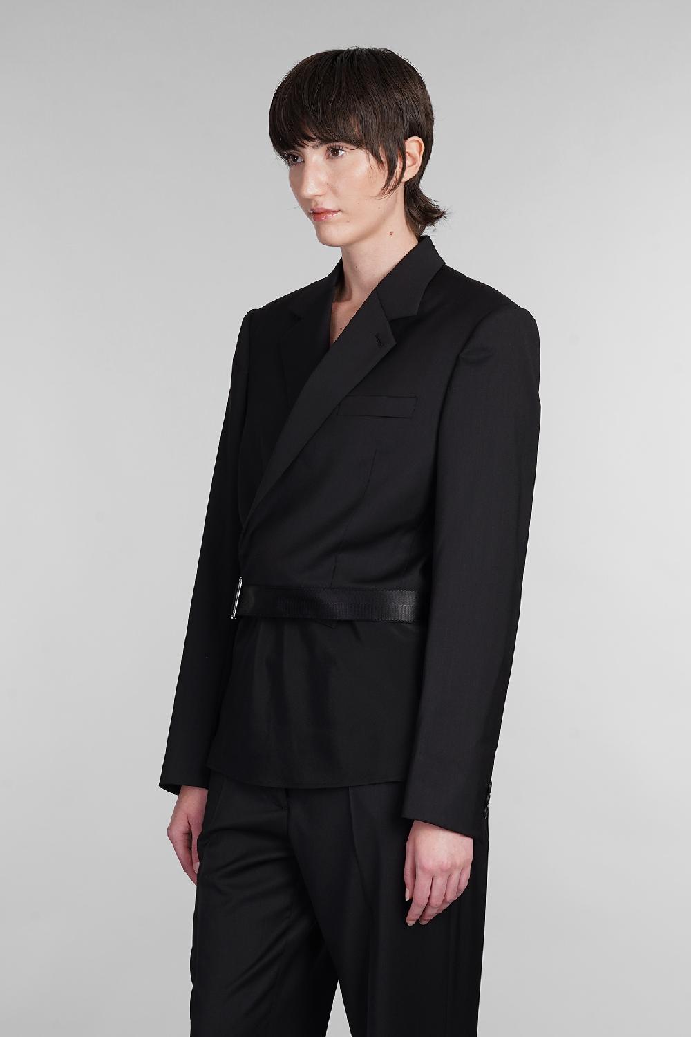 Deliberti Helmut Lang Blazer In Lana Nera Cod. 402073 - Deliberti The Luxury Shopping