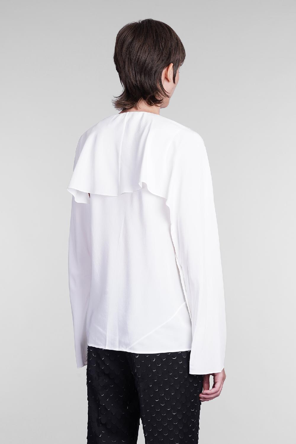 Deliberti Helmut Lang Blusa In Seta Bianca Cod. 405958 - Deliberti The Luxury Shopping