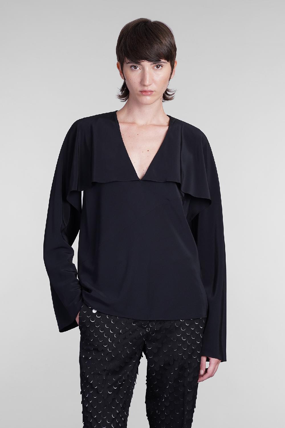Deliberti Helmut Lang Blusa in seta nera cod. 405957 - Deliberti The Luxury Shopping