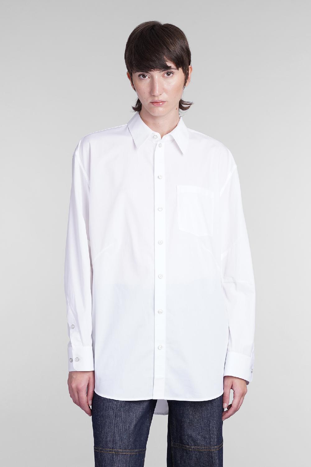 Deliberti Helmut Lang Camicia in cotone bianco cod. 405960 - Deliberti The Luxury Shopping