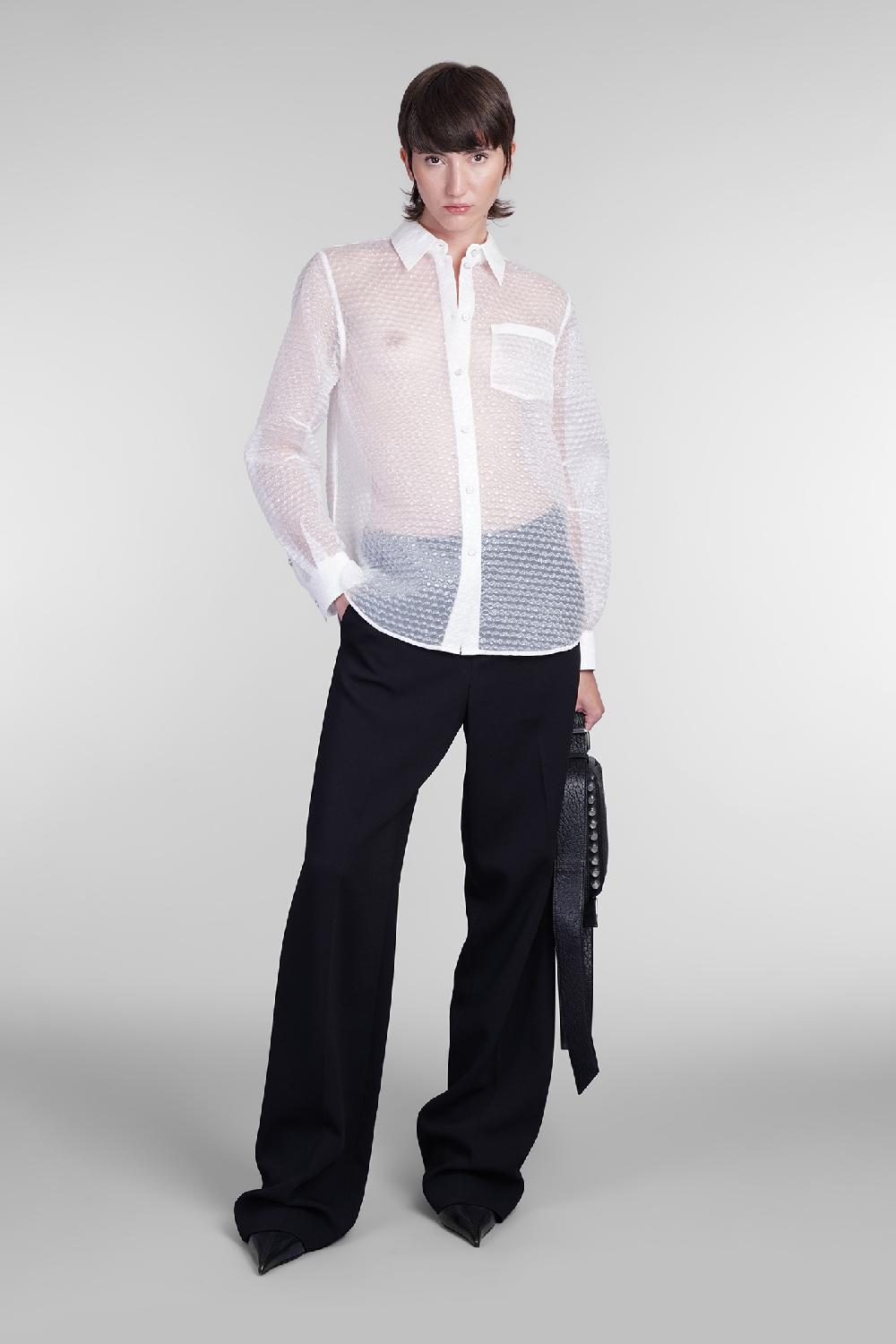 Deliberti Helmut Lang Camicia In Poliammide Bianca Cod. 405959 - Deliberti The Luxury Shopping