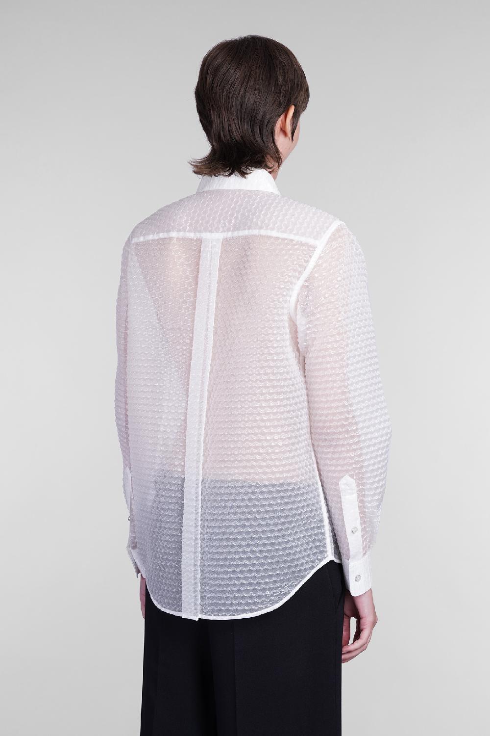 Deliberti Helmut Lang Camicia In Poliammide Bianca Cod. 405959 - Deliberti The Luxury Shopping