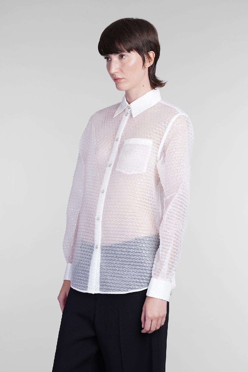 Deliberti Helmut Lang Camicia In Poliammide Bianca Cod. 405959 - Deliberti The Luxury Shopping