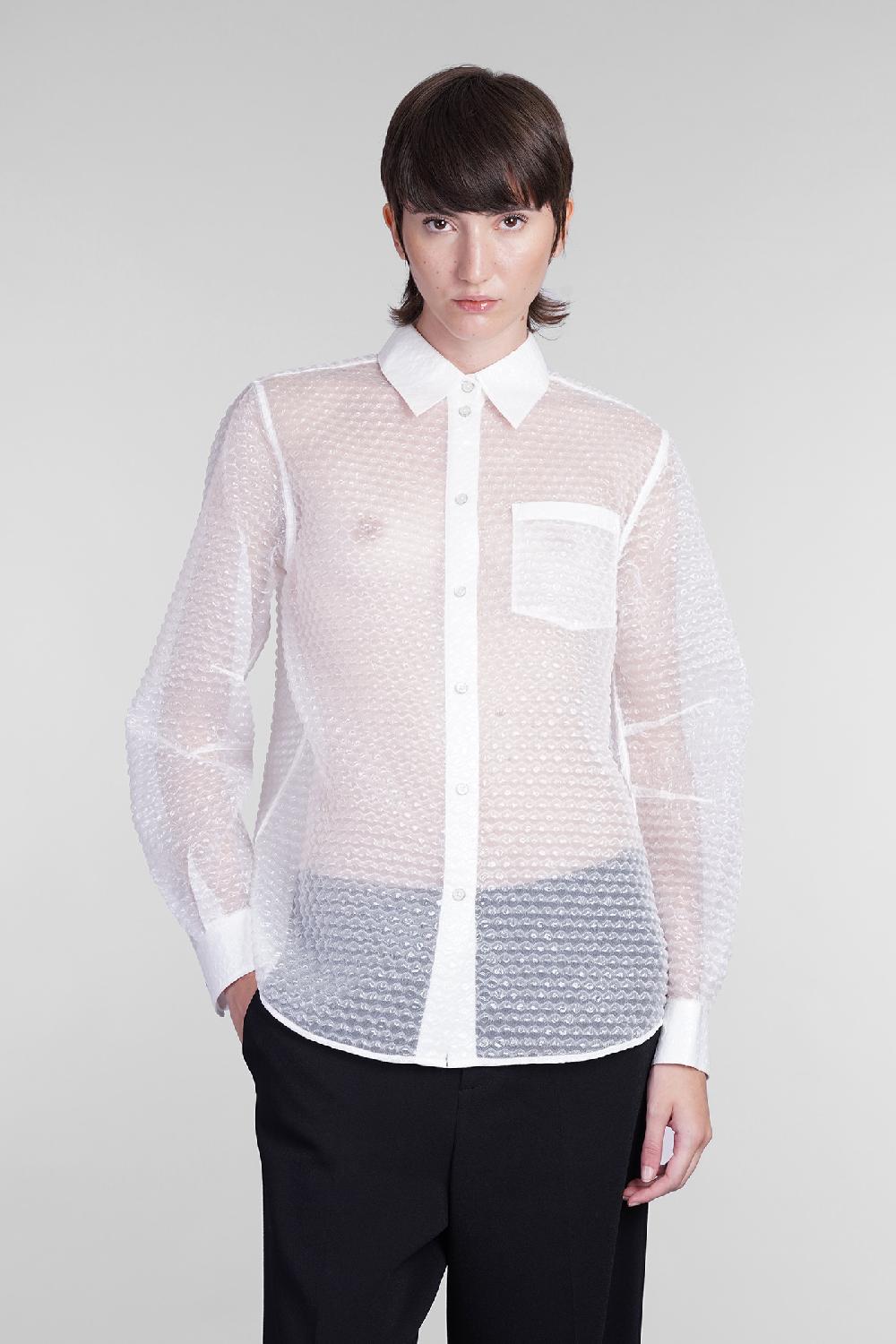 Deliberti Helmut Lang Camicia in poliammide bianca cod. 405959 - Deliberti The Luxury Shopping