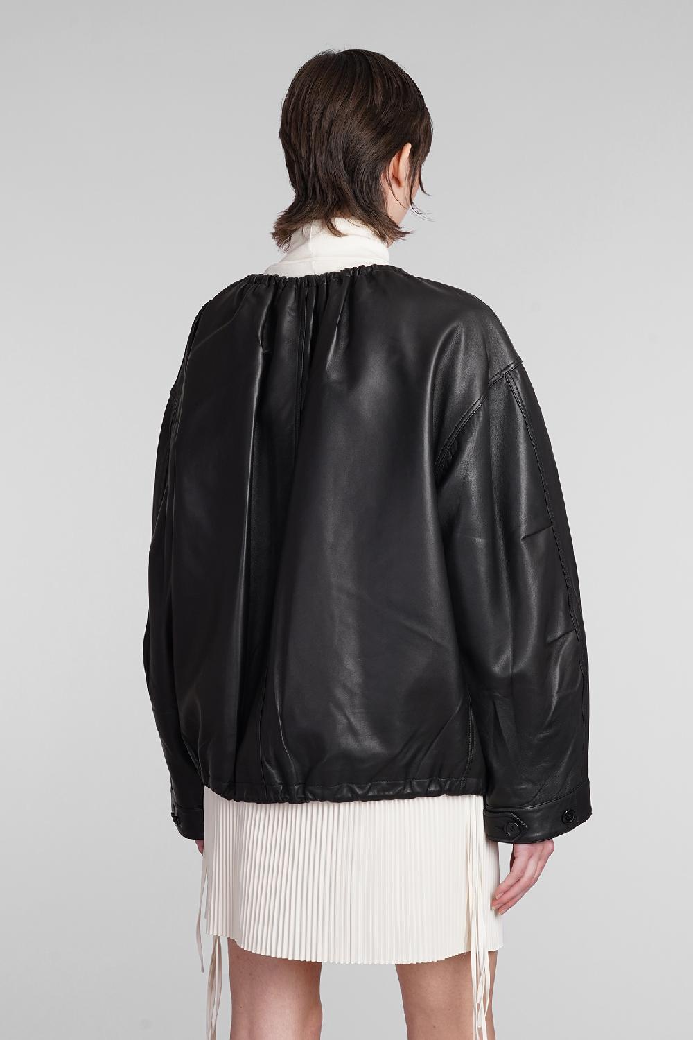 Deliberti Helmut Lang Giacca In Pelle In Pelle Nera Cod. 398184 - Deliberti The Luxury Shopping