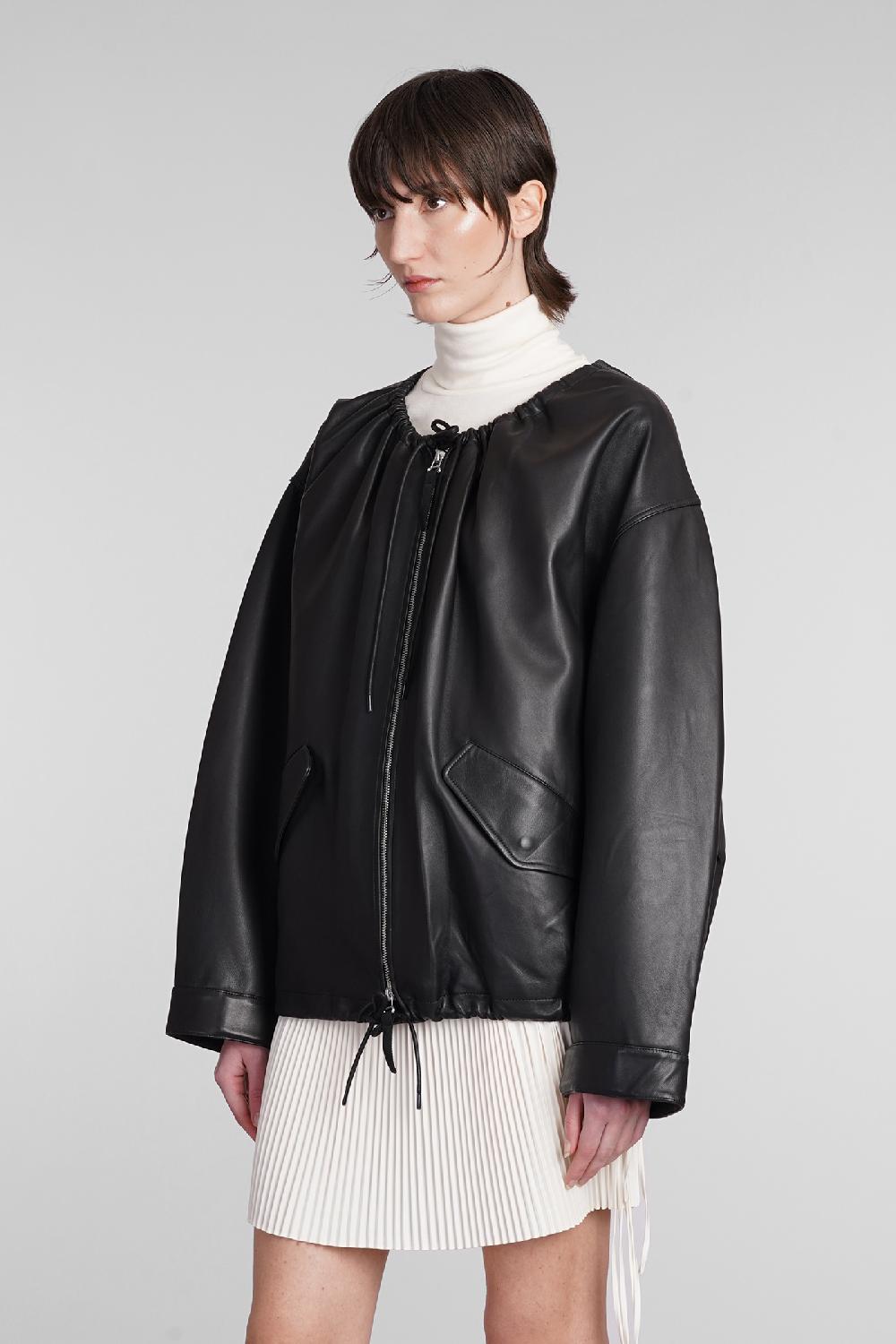 Deliberti Helmut Lang Giacca In Pelle In Pelle Nera Cod. 398184 - Deliberti The Luxury Shopping