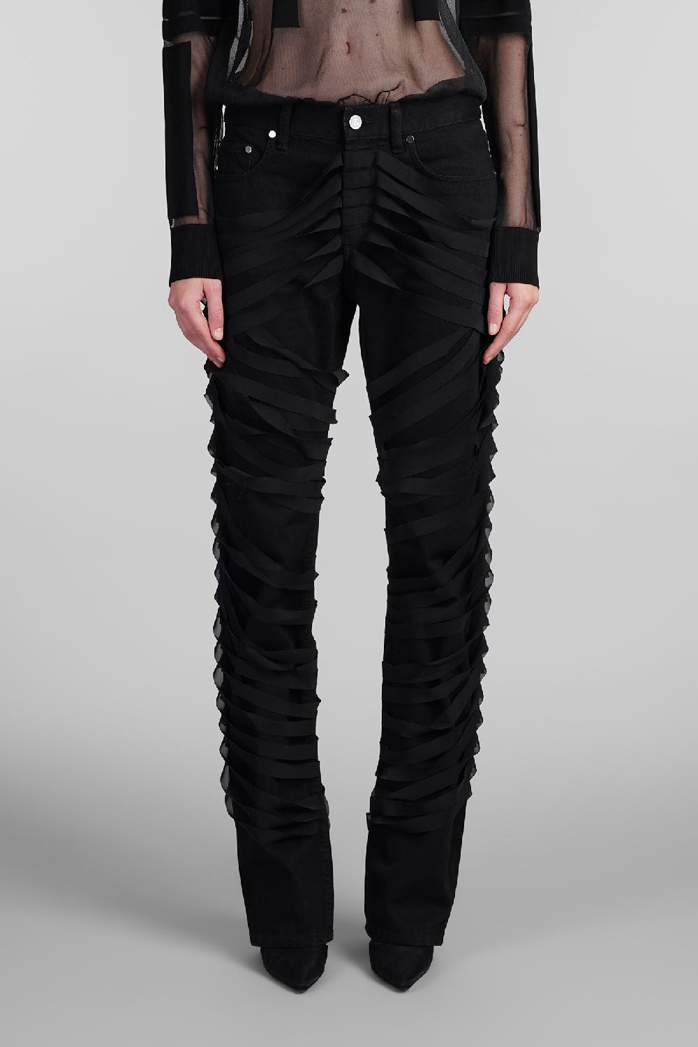Deliberti Helmut Lang Jeans ribbon worker in cotone nero cod. 408640 - Deliberti The Luxury Shopping