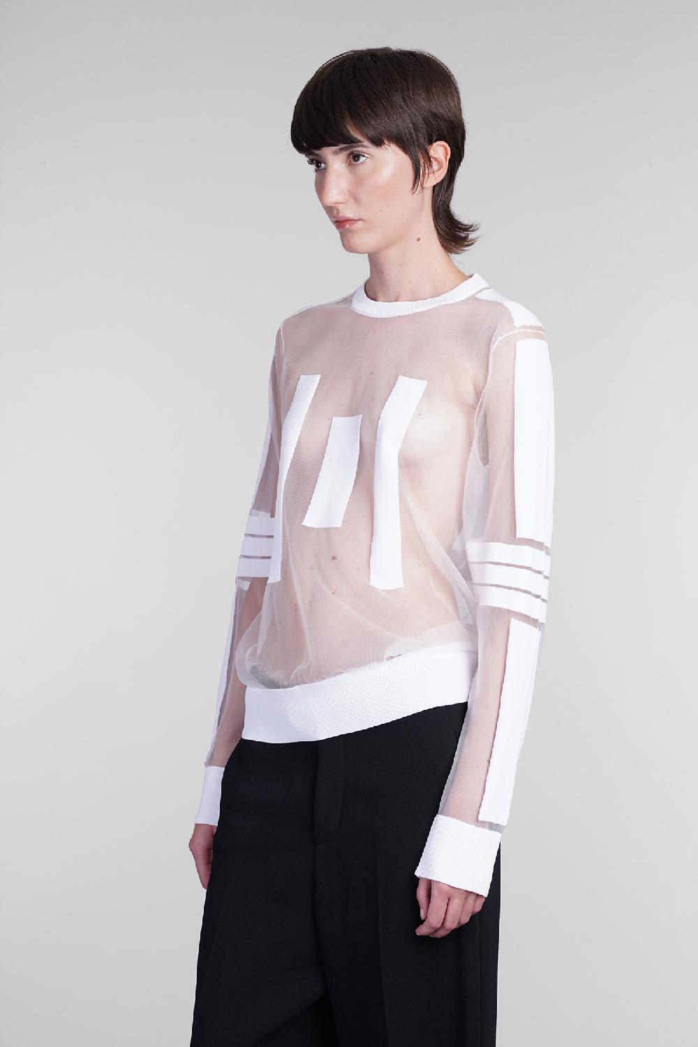Deliberti Helmut Lang Topwear In Nylon Bianco Cod. 405999 - Deliberti The Luxury Shopping