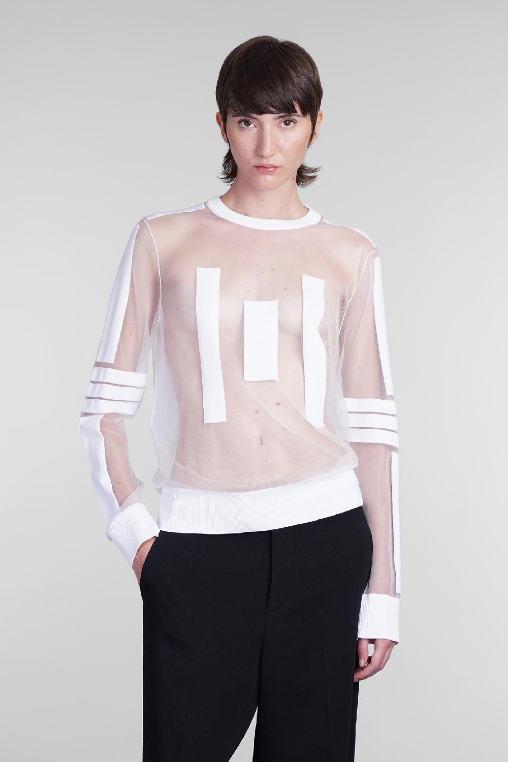 Deliberti Helmut Lang Topwear in nylon bianco cod. 405999 - Deliberti The Luxury Shopping