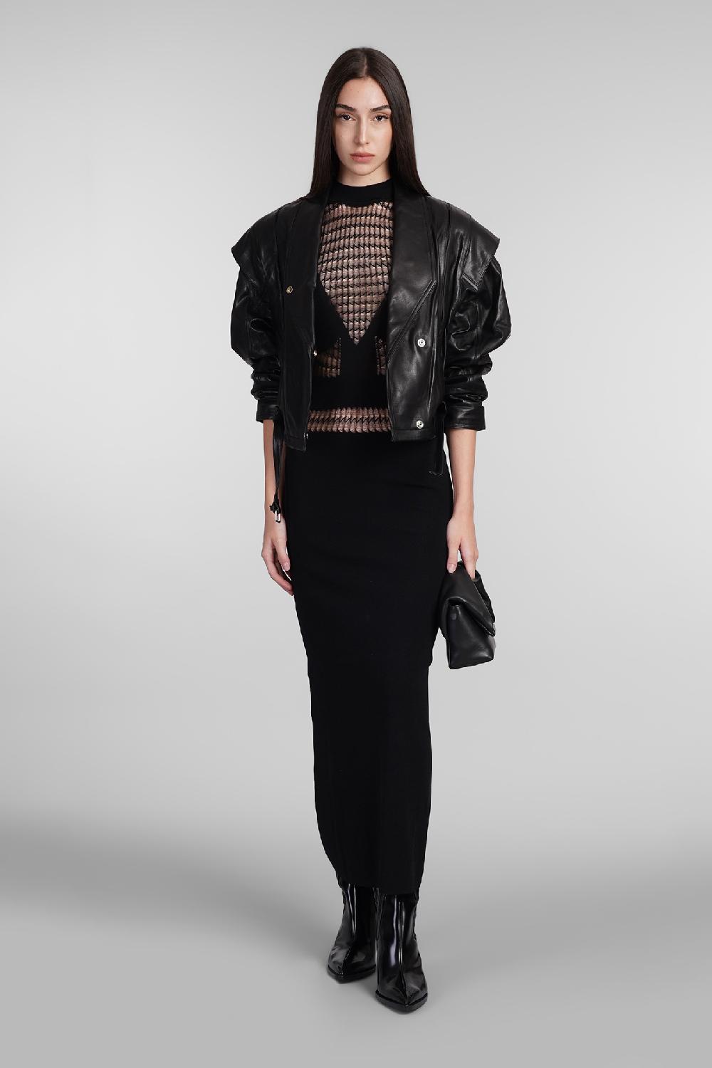 Deliberti Iro Abito Beryl In Viscosa Nera Cod. 407109 - Deliberti The Luxury Shopping