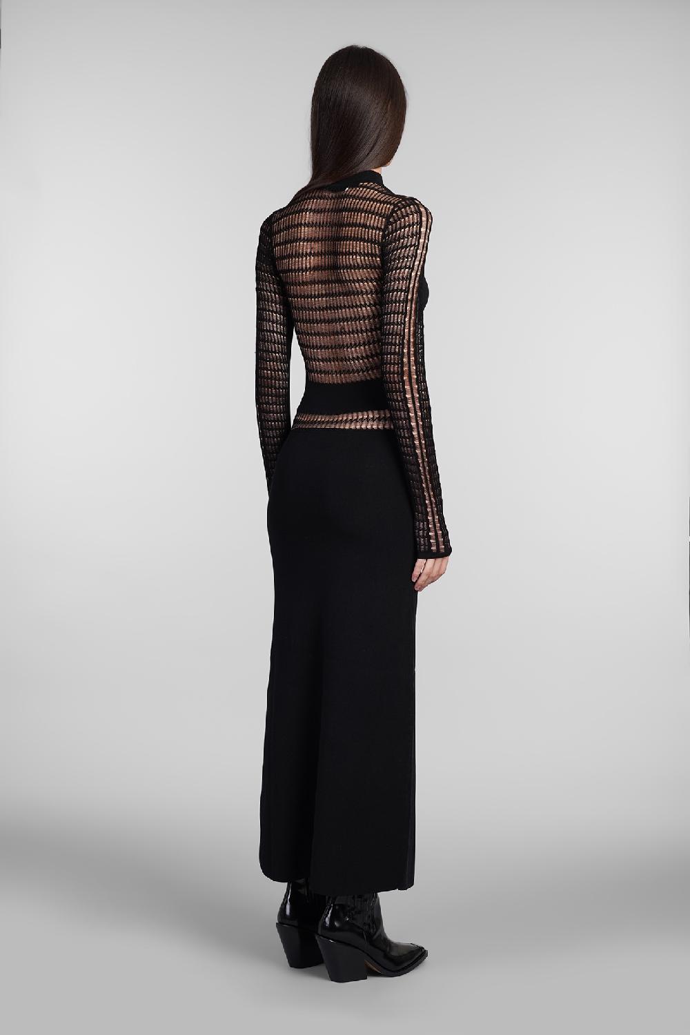 Deliberti Iro Abito Beryl In Viscosa Nera Cod. 407109 - Deliberti The Luxury Shopping