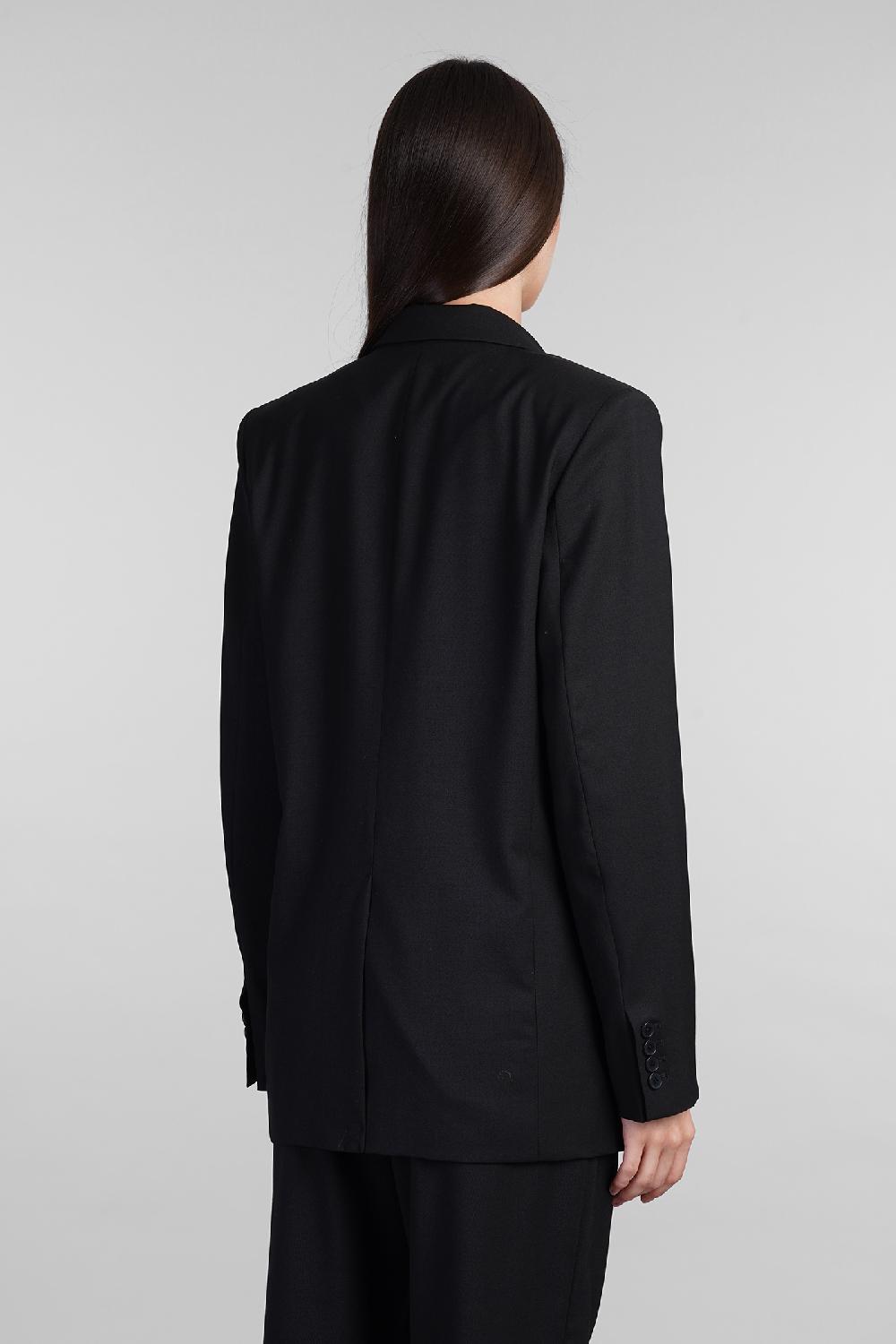 Deliberti Iro Blazer Allan In Lana Nera Cod. 407078 - Deliberti The Luxury Shopping